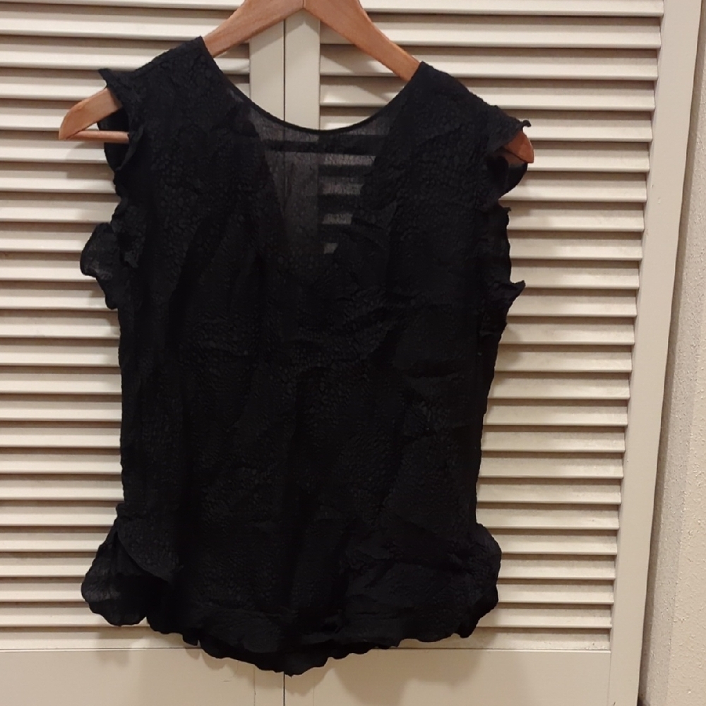 Elegant Black Women's Top